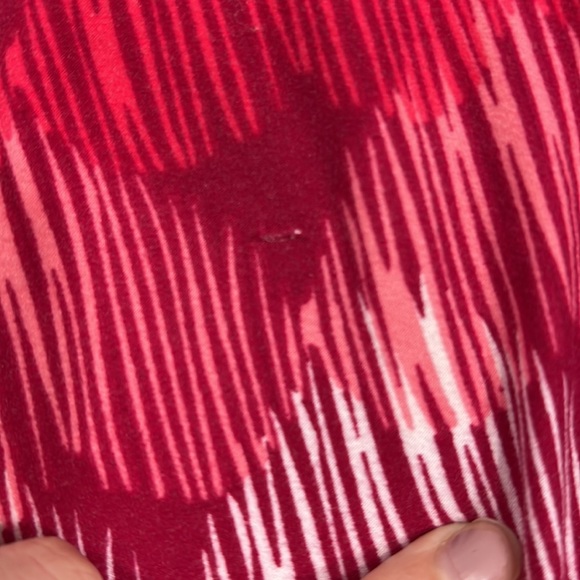 Lularoe Leggings Pants Red Patterned Hearts Womens Size OS One Size - Picture 10 of 10